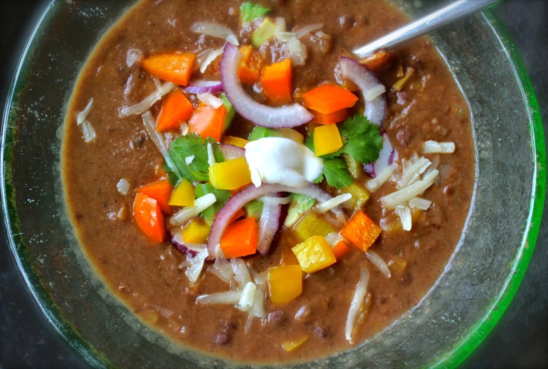 black bean soup